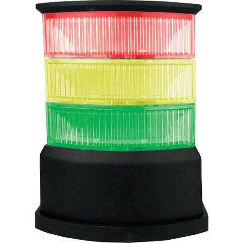 ■NIKKI 積層式ミニアラームライト NLA65シリーズ DC24V 3段〔品番:NLA65DC243B7KRYG〕【2607344:0】[送..