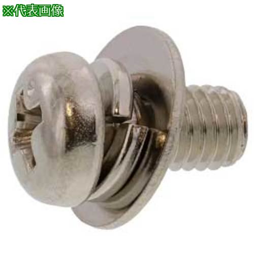 ■SUNCO 組込みねじ ピタック(+)ナベP=3(SUS(ステンレス)・生地(または標準)) M3×8(2500本入)〔品番:1002P0030030008000〕【2609581:0】[送料別途見積り][掲外取寄][店頭受取不可]