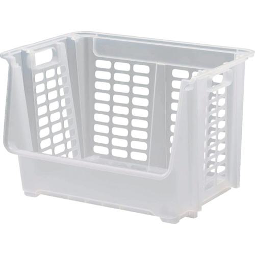 ■SANKA 積み重ねケース ナチュラ ストックス クリア〔品番:NST30CL〕【2613106:0】[店頭受取不可]