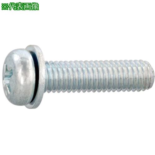 ■SUNCO 組込みねじ (+)ナベI=1(鉄(または標準)・ニッケル) M4×20(600本入)〔品番:100000110040020005〕【2624372:0】[送料別途見積り][掲外取寄][店頭受取不可]