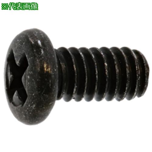 ■SUNCO 三価ブラック #0-3(+)ナベ小ネジ 1.6×4.5 (10000本入)〔品番:400003000016004504〕【2630424:0】[送料別途見積り][掲外取寄][店頭受取不可]