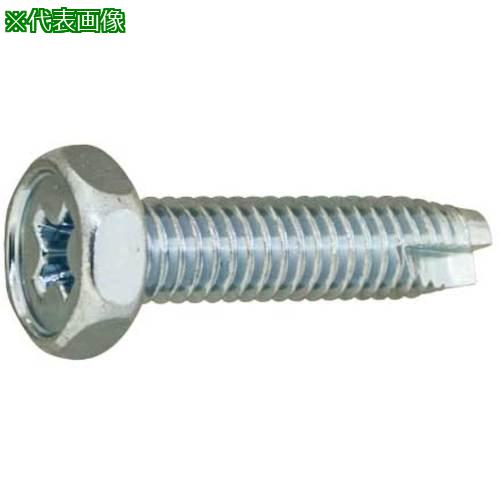 ■SUNCO 三価ホワイト (+)C1アプセット 8×100 (50本入)〔品番:2200000A0080100003〕【2634431:0】[送料別途見積り][掲外取寄][店頭受取不可]