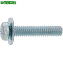 ■SUNCO 組込みねじ (+)ナベP=1(鉄(または標準)・ZECコート(下地三価ホワイト) M6×15(350本入)〔品番:1000000100600150...