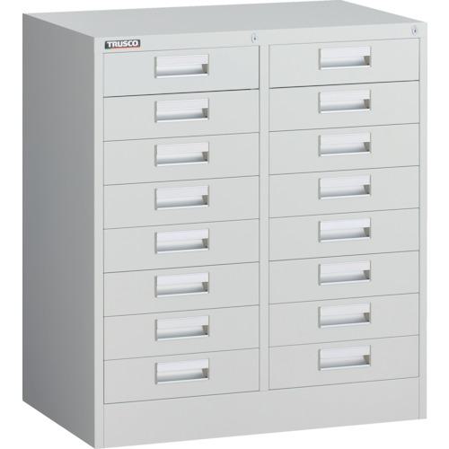■TRUSCO VR型キャビネット 767X500XH880 2列8段 ホワイト色〔品番:VRL88AW〕【2638984:0】[法人・事業所限定][直送元][店頭受取不可]