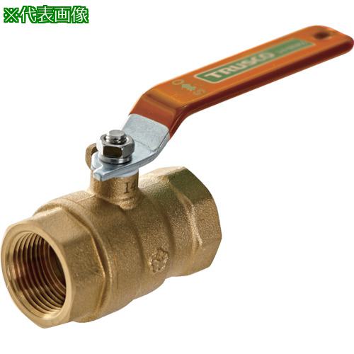 ■TRUSCO ボールバルブ フルボア(大流量)タイプ(600型・黄銅)1〔品番:BAVBF25A〕【2639170:0】[店頭受取..