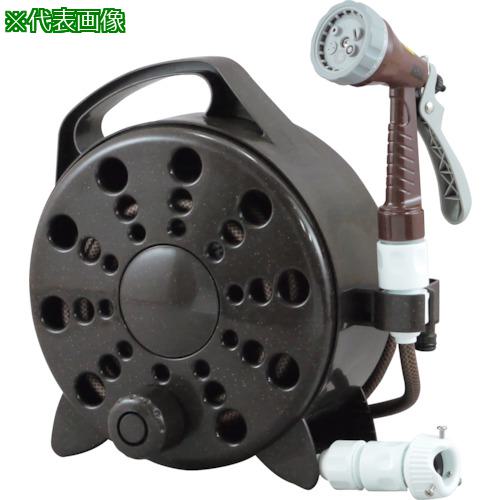 ■サンヨー ハンディ—プチリール 15mブラウン《8台入》〔品番:HDPF157R〕【2679986×8:0】[送料別途見積り][法人・事業所限定][外直送][店頭受取不可]