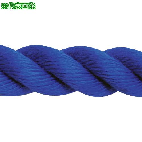 ■まつうら PPスパンシーカラーロープ(3打ち) 30mmΦ×30m 青 ドラム巻〔品番:PPSPAN30X30BLUDR〕【2686476:0】[法人・事業所限定][外直送元][店頭受取不可](2)
