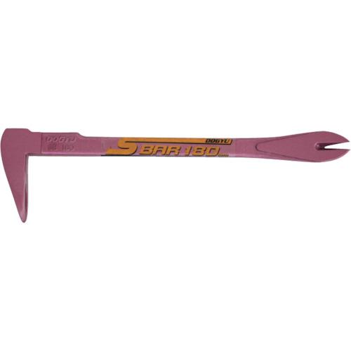 ■DOGYU カラーSバール 180mm〔品番:01305〕【2700381:0】[送料別途見積り][掲外取寄][店頭受取不可]