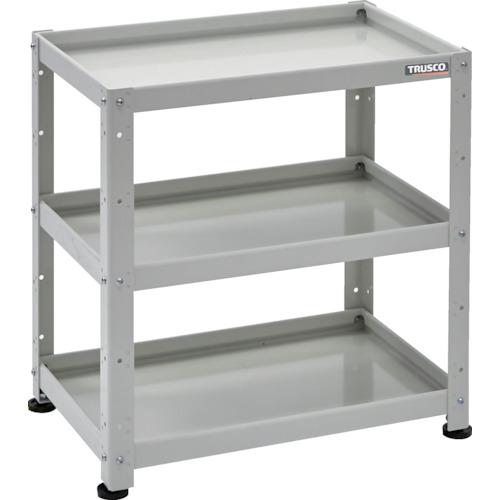 《メーカー》トラスコ中山（株）《品番》BDW-R763-W《特長》●据え置きがメインの現場向けに車輪の代わりにアジャスターを取り付けました。●アングル支柱に突起を出し、棚板を固定することにより縦横のゆれを軽減します。●棚板は皿型・フラット型の表裏両面使用できます。●棚板の組付けは、内側にフランジ付ナットを使用しているため、外側から六角レンチで締め付けることで組み立てが可能です。《用途》●工場内の作業における工具置き台、部品、商品の仮置きに。《仕様》●最大積載量(kg/台):200●均等積載量(kg/段):120●色:ホワイト●間口(mm):600●奥行(mm):400●高さ(mm):624●段数(段):3●こぼれ止め高さ(mm):40●棚板:こぼれ止め付棚板(表裏両用)《仕様2》●アジャスター●特許第4866138号登録商品●こぼれ止め高さ:40mm●最大積載量:200kg/台《原産国（名称）》日本《材質／仕上》●本体:スチール●アジャスター:スチール/樹脂《セット内容／付属品》《注意》●「最大積載量」とは、各棚板の表面に均一に荷重をかけた場合に、耐えられる重さの合計をいいます。●「均等積載量」とは、棚板の表面に均一に荷重をかけた場合に、耐えられる重さをいいます。《JANコード》《本体質量》12.72kgTRUSCO　小型ボルト式棚　バーディワゴンラック型　600X400　3段　ホワイト〔品番：BDW-R763-W〕[注番:2721008][本体質量：12.72kg]《包装時基本サイズ：××》〔包装時質量：〕分類》物流・保管用品》ツールワゴン》スチール製ワゴン（ボルトタイプ）☆納期情報：取寄管理コード(006) メーカー直送品 (欠品の場合有り)