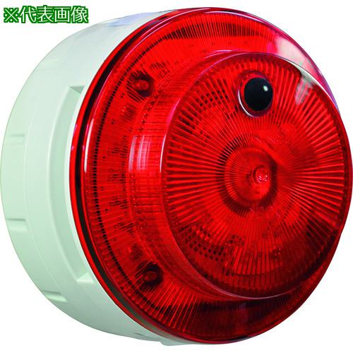 ■NIKKEI LED回転警報機 ニコUFOmyubo 電池式 人感センサー 赤 車両注意〔品番:VK10MB04JRST〕【2723085:0】[店頭受取不可]