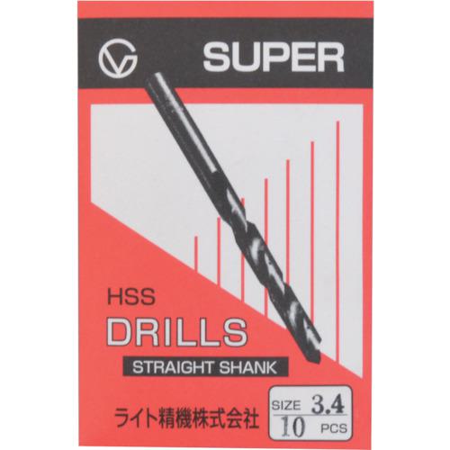 ■スーパー スーパー 袋入り鉄工ドリル 7.6mm〔品番:014062〕【2748389:0】[送料別途見積り][掲外取寄][店頭受取不可]