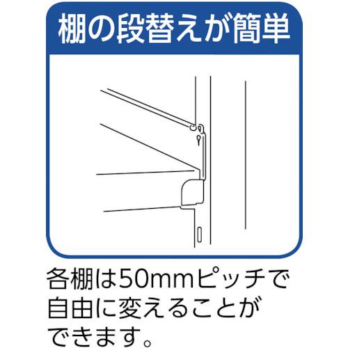 ■TRUSCO ステンレス製中量ボルトレス棚 SM3型 W900×D921×H2100 5段 連結〔品番:SM37395B〕【2837986:0】[法人・事業所限定][直送元][店頭受取不可]