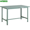 ■TRUSCO 軽荷重作業台(300kg)AE型 900X750XH740 基本タイプ グリーン色〔品番:SAE0975〕【2851474:0】[法人・事業所限...