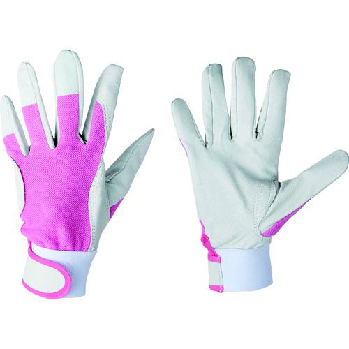 ■TRUSCO マジック式革手袋 Sサイズ〔品番:TYK129S〕【2868512:0】[店頭受取不可]