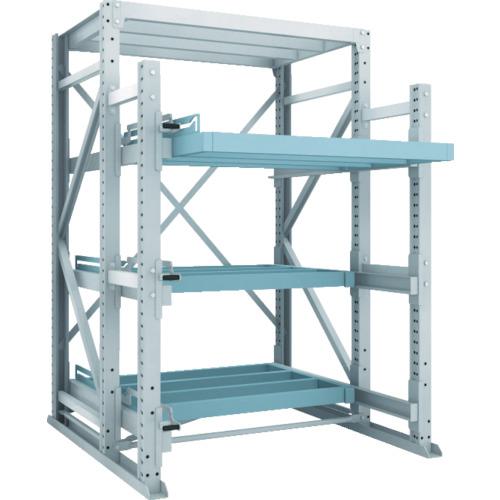 ■TRUSCO フルスライダーラック スライド3段 スチール板無し 単体〔品番:NSFS213K〕【2869926:0】[送料..