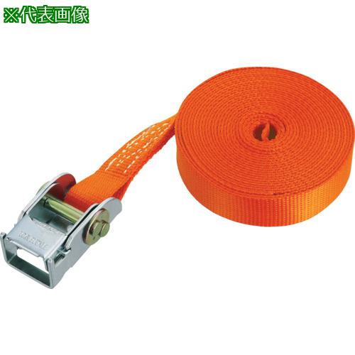 ■TRUSCO TCSバックルベルト荷締機幅38mmX長さ5m〔品番:TC382505〕【2870321:0】[店頭受取不可]