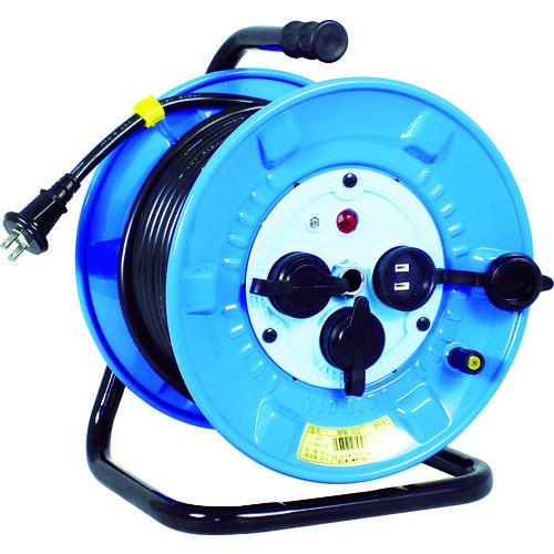 ■NICHIDO 電工ドラム 屋外型 アースなし 30m〔品番:NPW303〕【2902044:0】[店頭受取不可]