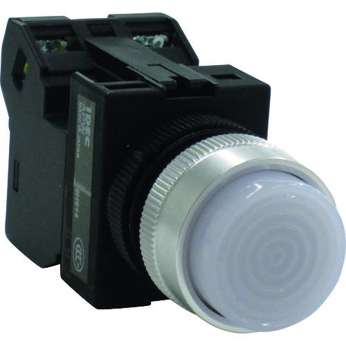 ■IDEC Φ22丸突形表示灯〔品番:APW126DPW〕【2904170:0】[店頭受取不可]