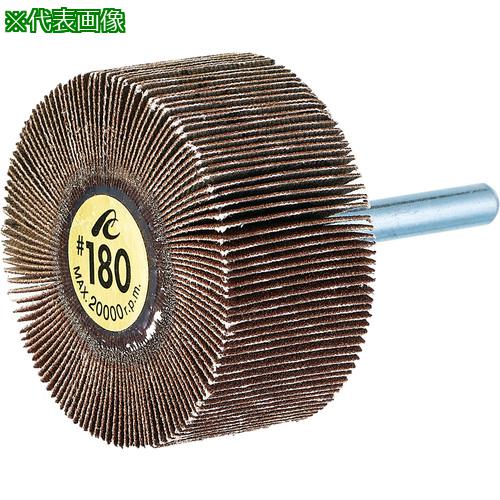 ■AC フラップホイル 軸径6mm #120 外径40×幅25×軸長40《5個入》〔品番:AF4025120〕【3064204×5:0】[店頭受取不可]