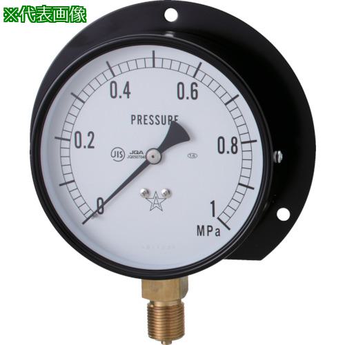 ■右下 スター (圧力計)(B枠立型・φ100) 圧力レンジ0.0~6.00MPa〔品番:S426MP〕【3083926:0】[店頭受取不可]