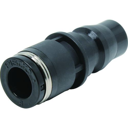 ■PISCO チューブ継手 ライトカップリング ストレートプラグ(20タイプ) φ8用〔品番:CPP208B〕【3100413:0】[店頭受取不可]