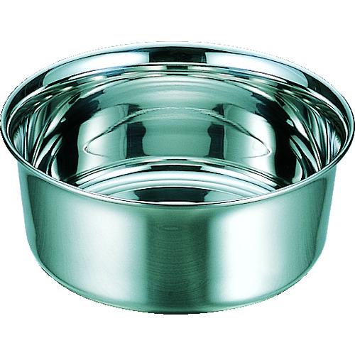 ■SUGICO ステンレス湯桶 220×H93 2.7L ゴム付〔品番:MAU22G〕【3112560:0】[店頭受取不可]