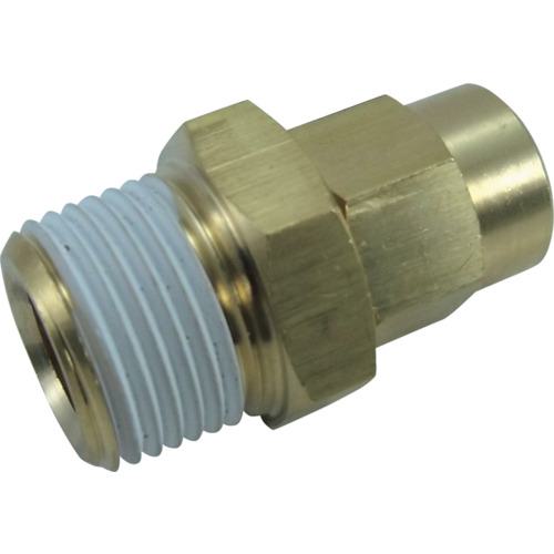 ■チヨダ ホースニップル 8mm・R3/8〔品番:H53M〕【3138119:0】[店頭受取不可]