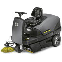 ■KARCHER 搭乗式バキュームスイーパー KM100/100RG(1.280-105.0)〔品番:1.280105.0〕【3157209:0】[法人・事業所...