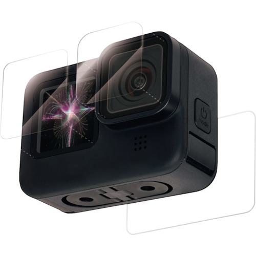 ■エレコム GoPro HERO9 Black用液晶保護ガラス セラミックコート 0.23mm 防指紋 光沢〔品番:ACGP9BFLGGCS〕【3157588:0】[法人・事業所限定][外直送元][店頭受取不可]