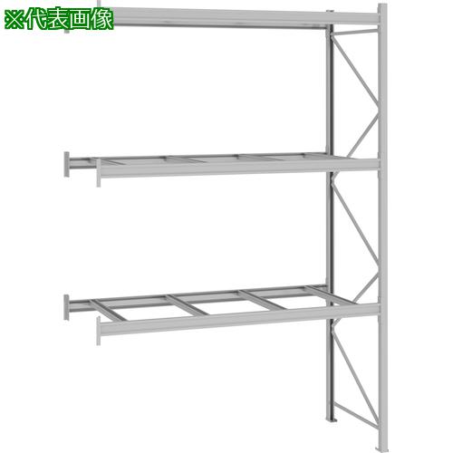 ■NF パレットラック 1.5t用連結 奥行900×高さ4000×有効間口3100mm 最大積載量4500kg〔品番:P640X31A2093B〕【3197050:0】[送料別途見積り][法人・事業所限定][外直送][店頭受取不可]