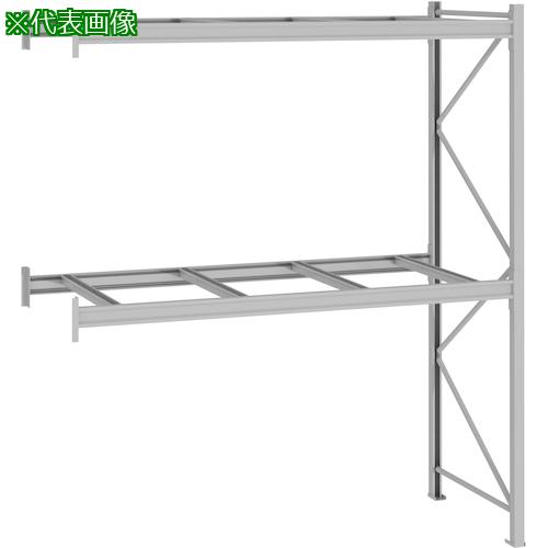 ■NF パレットラック 1.5t用連結 奥行1000×高さ3500×有効間口2300mm 最大積載量3000kg〔品番:P635X23A10..