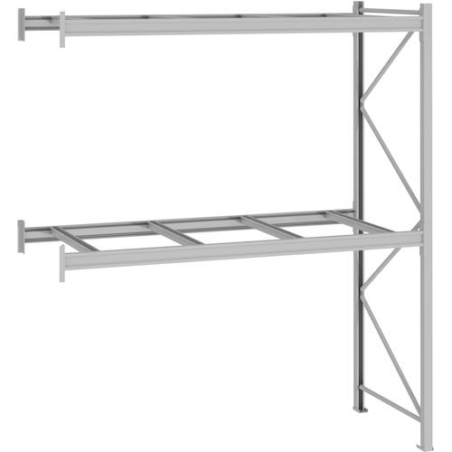 ■NF パレットラック 2ton用連結 奥行1200×高さ3500×有効間口2500mm 最大積載量4000kg〔品番:P635Y25A2122B〕【3208026:0】[送料別途見積り][法人・事業所限定][外直送][店頭受取不可]