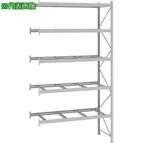 ■NF パレットラック 1.5t用連結 奥行1100×高さ6000×有効間口3100mm 最大積載量7500kg〔品番:P660Y31A2115B〕【3209697:0】[送料別途見積り][法人・事業所限定][外直送][店頭受取不可](3)