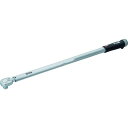 ■TONE プレセット形トルクレンチ(ダイレクトセット・ホールドタイプ) 差込角19mm 全長716mm〔品番:T6MN300H〕【3212661:0】[店頭受...