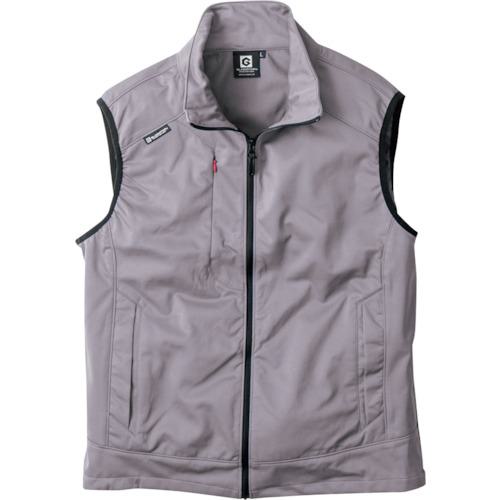 ■コーコス 防風ストレッチベスト グレー M〔品番:G234