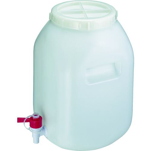 ■瑞穂 正角広口コック付20L〔品番:0369〕【3216071:0】[店頭受取不可]