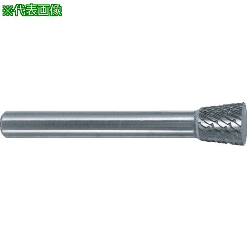 ■スーパー スーパー超硬バー シャンク径6mm(逆テーパー型)ダブルカット(刃径:12.7)〔品番:SB52C03〕【3217361:0】[店頭受取不可]