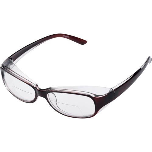 ■ミドリ安全 リーディンググラス MD-206(M)茶 バイフォーカル +2.0〔品番:MD206MBR2.0〕【3219451:0】[送料別途見積り][掲外取寄][店頭受取不可]