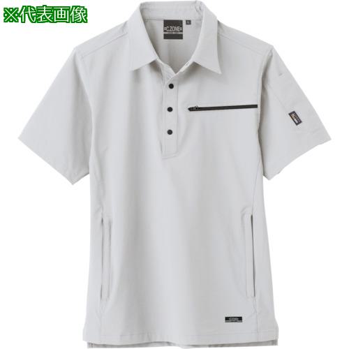 ■XEBEC 半袖シャツ2222-22-L シルバーグレー〔品番:222222L〕【3221013:0】[送料別途見積り][掲外取寄][店頭受取不可]