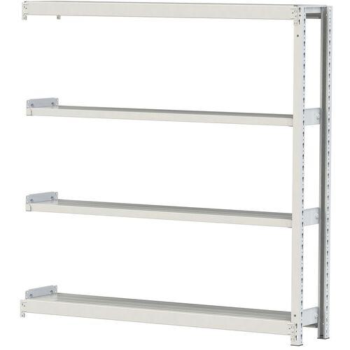 ■ヤマテック ボルトレス軽中量ラック(200kg/段) W1500×D300×H1500mm(天地4段)〔品番:2S55304WR〕【3222119:0】[法人・事業所限定][外直送元][店頭受取不可]