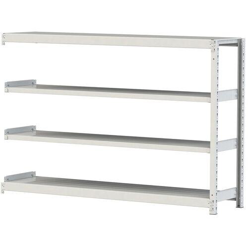 ■ヤマテック ボルトレス軽中量ラック(200kg/段) W1800×D450×H1200mm(天地4段)〔品番:2S46454WR〕【3222189:0】[法人・事業所限定][外直送元][店頭受取不可]