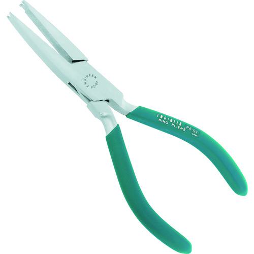 ■ENGINEER Eリングプライヤー 164mm〔品番:PZ02〕【3227341:0】[店頭受取不可]