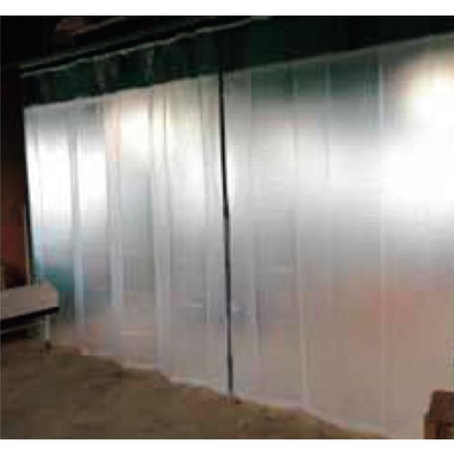 ■HINAKA ビニールカーテン透明糸入厚み0.55mm防炎機能付〔品番:HE6000FCW59504000〕【3237585:0】[送料別途見積り][法人・事業所限定][外直送][店頭受取不可]