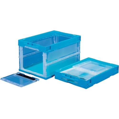 ■サンコー 折りたたみコンテナー 559840 オリコンラックL51B(短側扉あり)〔品番:SKORL51BTMBLL〕【3241454:0】[送料別途見積り][法人・事業所限定][外直送][店頭受取不可]