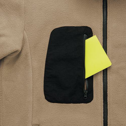 ■アイトス フリースジャケット AZ10311-002 ベージュ 3L〔品番:AZ103110023L〕【3243440:0】[送料別途見積り][掲外取寄][店頭受取不可]