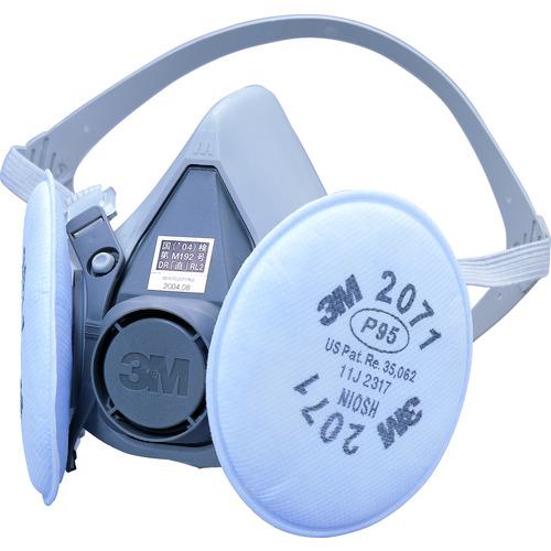 ■3M 取替式防じんマスク 6000/2071-RL2 Sサイズ〔品番:60002071RL2S〕【3246621:0】[店頭受取不可]