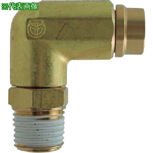 ■チヨダ タッチコネクターFUJI-Hタイプ 鍛造メイルエルボ チューブ径12mm ネジ1/4〔品番:1202MLBH〕【3248008:0】[送料別途見積り][掲外取寄][店頭受取不可]