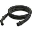 ■KARCHER バキュームクリーナー用アクセサリー サクションホースベンディングパイプ付 ID 40mm 4m 帯電防止(4.440-728.0)〔品番:4....