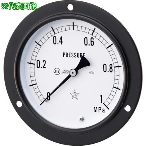 ■右下 一般圧力計〔品番:G432311V0.5MPA〕【3339578:0】[送料別途見積り][掲外取寄][店頭受取不可]