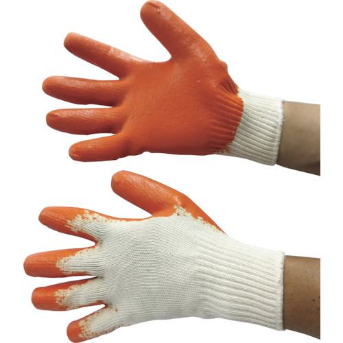 ■富士手袋 ゴム引き手袋 メガトンソフト オレンジ《20双入》〔品番:530OR〕【3373679×20:0】[送料別途見積り][掲外取寄][店頭受取不可](4)